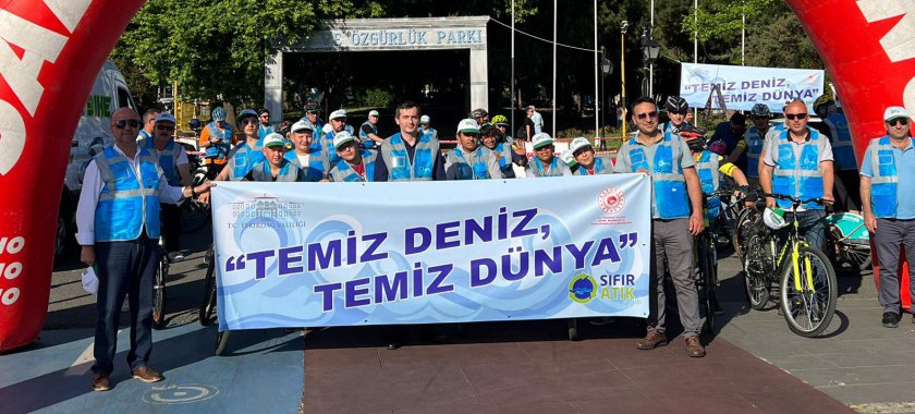 TEMİZ DENİZ, TEMİZ DÜNYA İÇİN BİSİKLET TURU GERÇEKLEŞTİRİLDİ