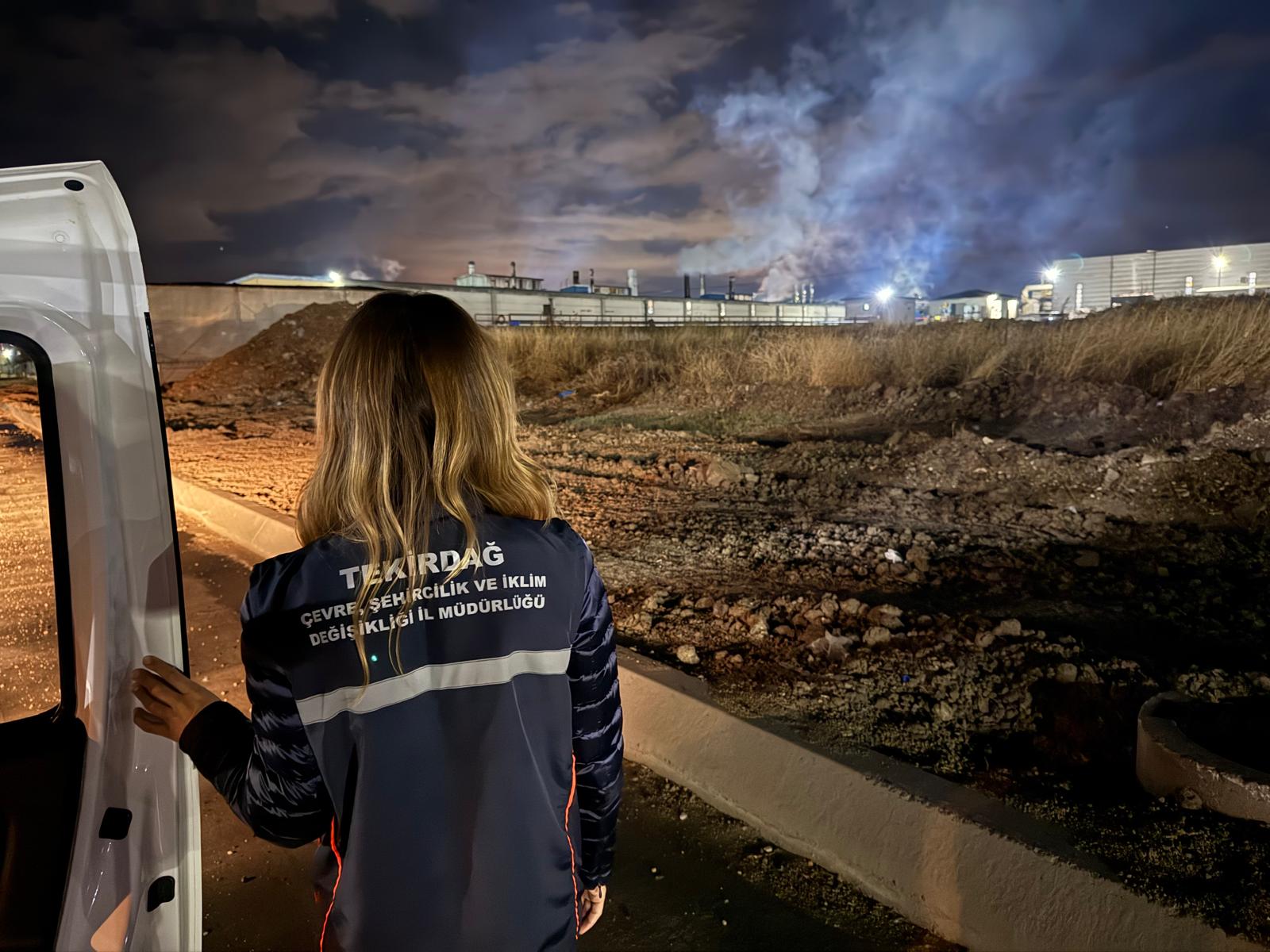 ERGENE VE ÇORLU İLÇELERİNDE EMİSYON ÖLÇÜMLERİ DEVAM EDİYOR