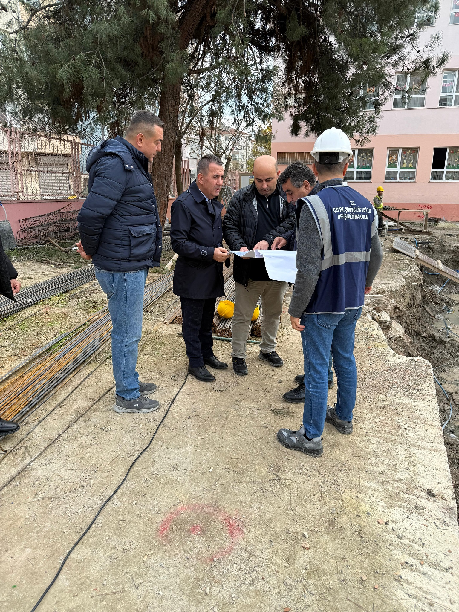 KONTROLLÜĞÜ MÜDÜLÜĞÜMÜZCE YÜRÜTÜLEN ÇORLU ATATÜRK İLKOKULU EK BİNASI İNŞAATI HIZLA İLERLİYOR