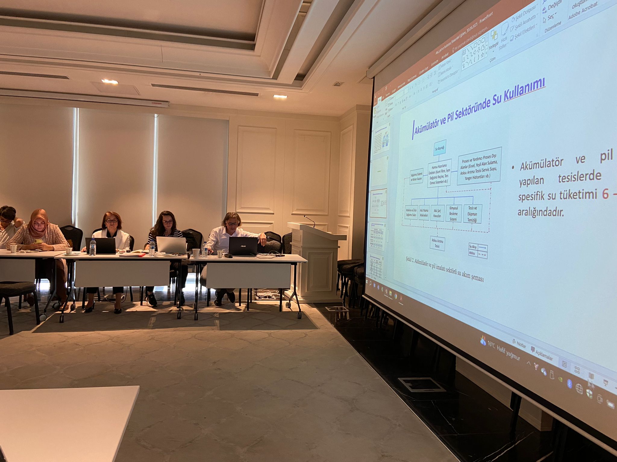 Türkiye'nin Endüstriyel Atıksu Profilinin Belirlenmesi Projesi (TENAP)” Kapsamında Eylül Ayı Sektörel Eğitimleri Gerçekleştirilmiştir.