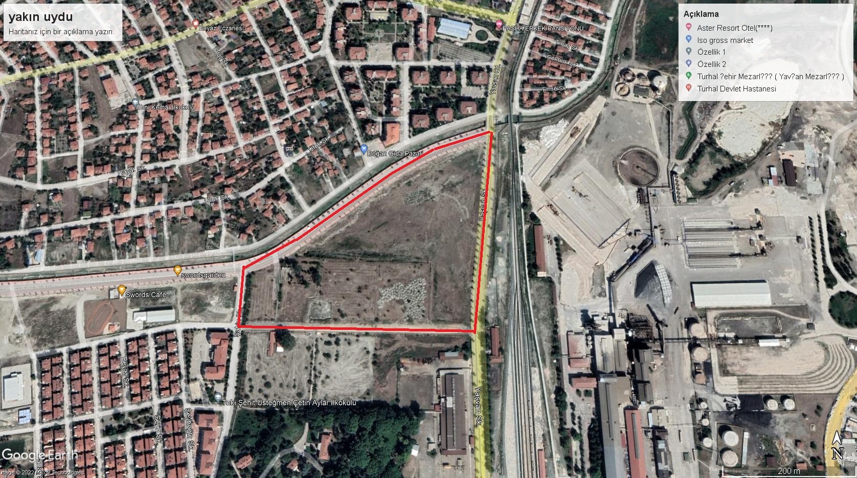 TOKAT İLİ, TURHAL İLÇESİ, OSMANGAZİ MAHALLESİ SINIRLARINDA REZERV YAPI ALANINA İLİŞKİN OLARAK ONAYLANAN UİP-601020973 PLAN İŞLEM NUMARALI 1/1000 ÖLÇEKLİ UYGULAMA İMAR PLANI DEĞİŞİKLİĞİ