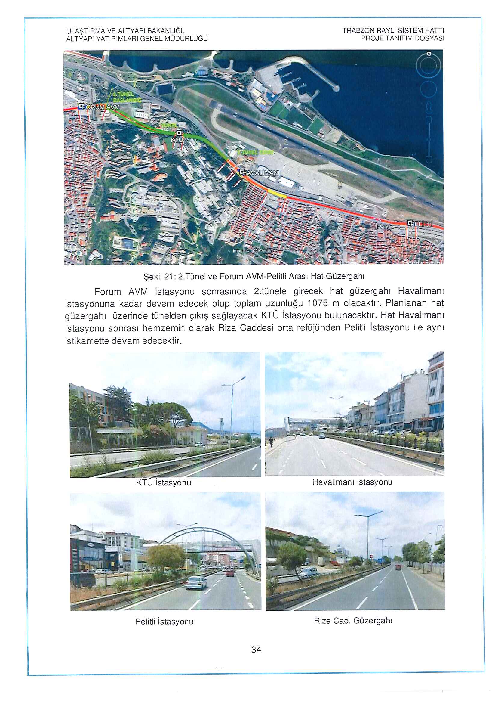 Trabzon Raylı Sistem Hattı ÇED raporu