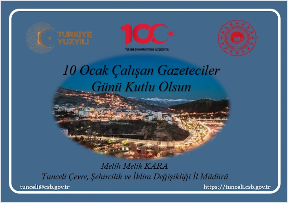 10 Ocak Çalışan Gazeteciler Günü