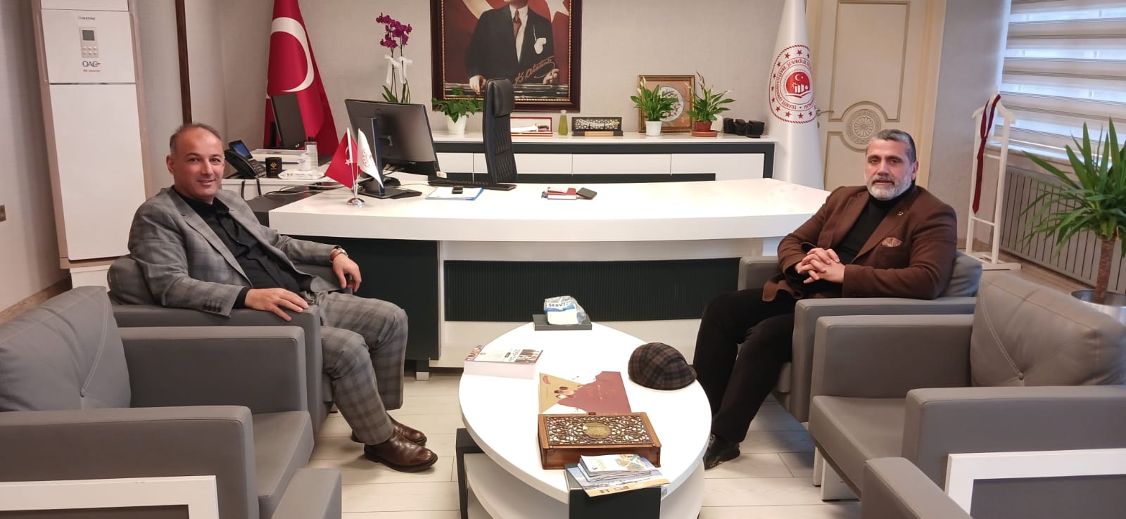 Tunceli Cemevi Başkanı Ali Ekber YURT'un İl Müdürümüzü Ziyareti.