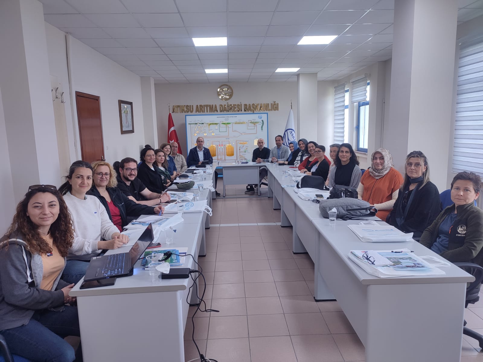 Ankara Merkezi Atıksu Arıtma Tesisi’ne teknik ziyaret gerçekleştirildi.