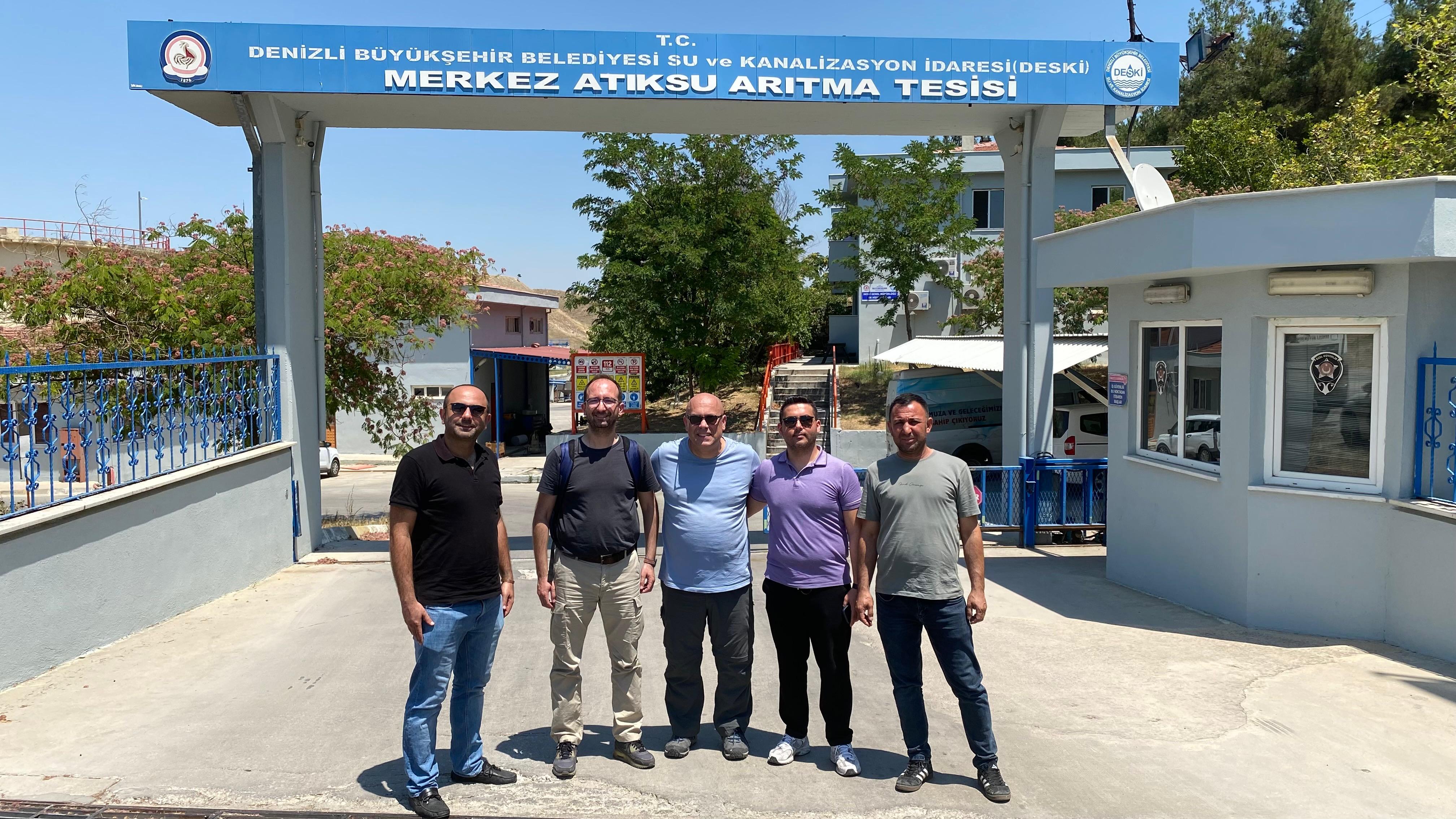 Denizli Merkez Atıksu Arıtma Tesisi’ne teknik ziyaret gerçekleştirildi.