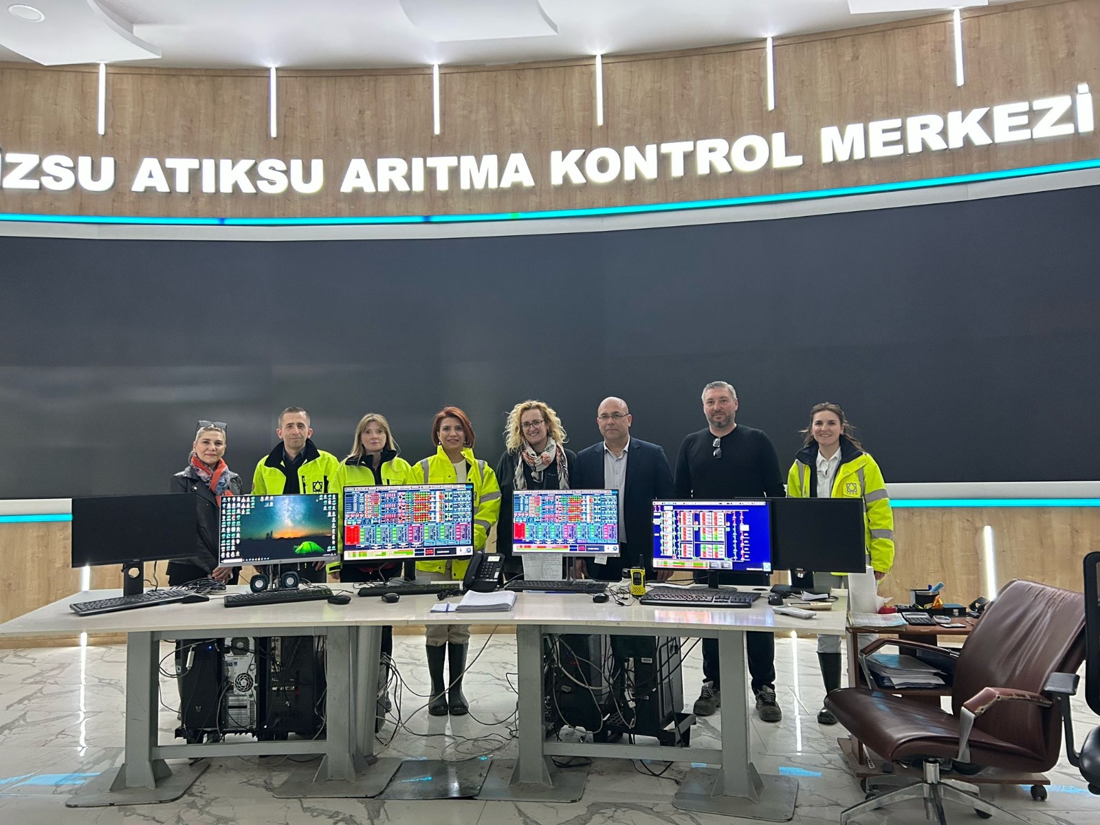 İZSU Çiğli Atıksu Arıtma Tesisi’ne teknik ziyaret gerçekleştirildi.
