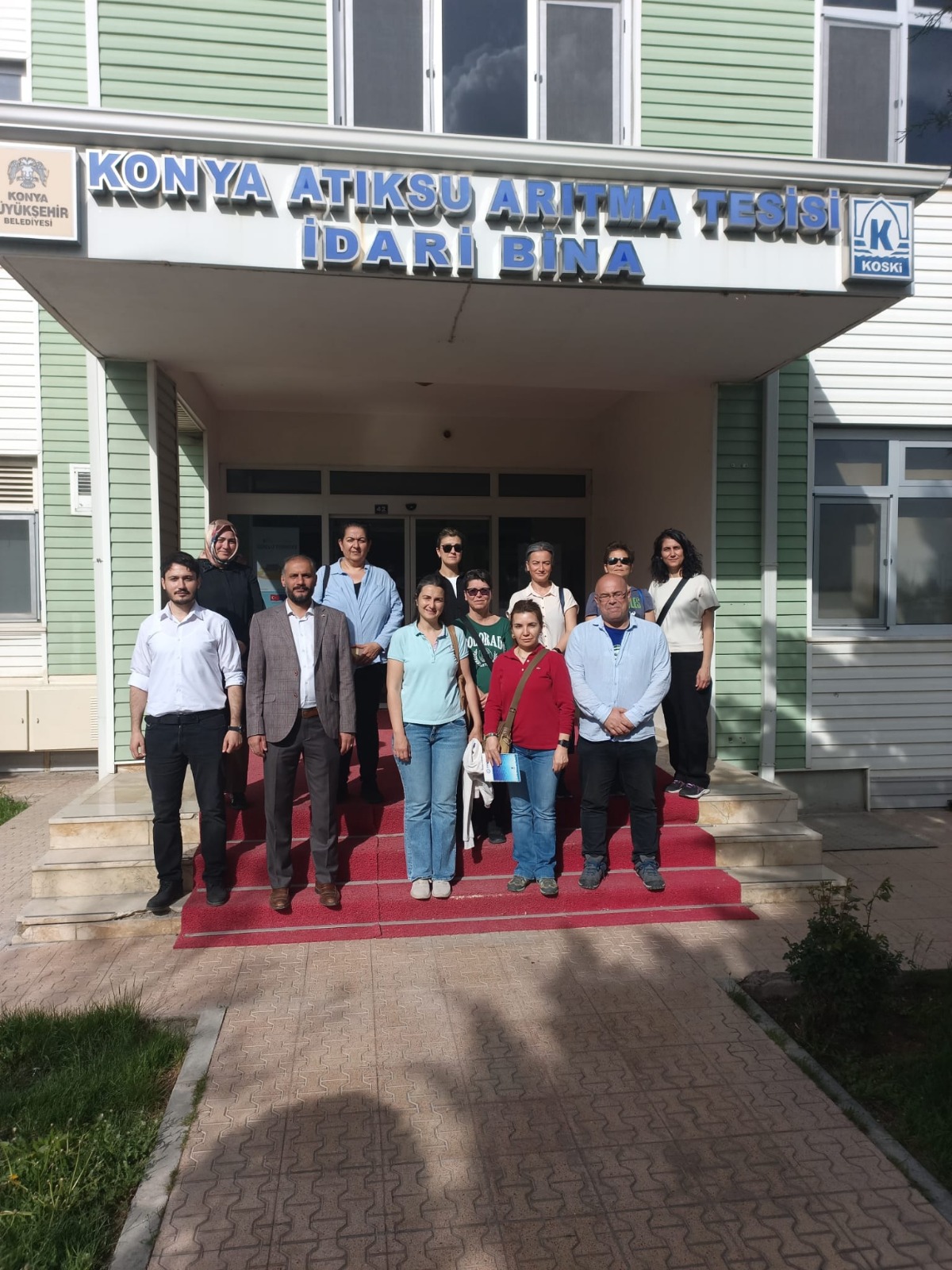 Konya Merkez Atıksu Arıtma Tesisi’ne teknik ziyaret gerçekleştirildi.