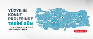 17 İLDE 5615 KONUTUN TEMELİ 25 EKİM’DE ATILIYOR
