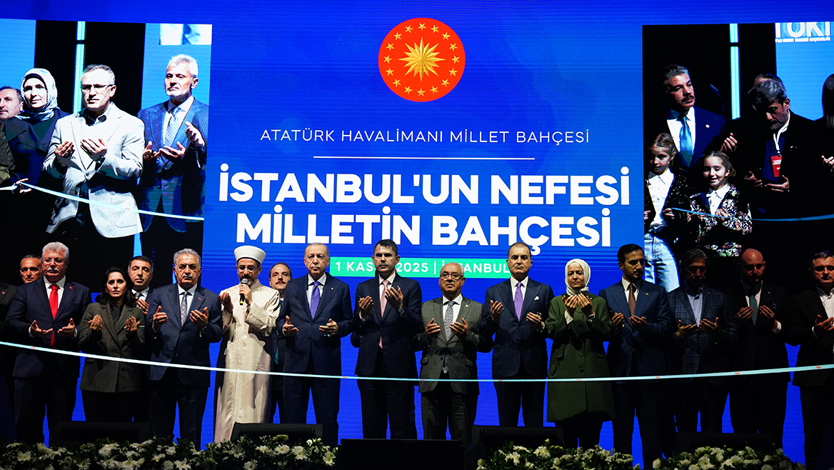 ATATÜRK HAVALİMANI MİLLET BAHÇESİ CUMHURBAŞKANI ERDOĞAN’IN KATILIMIYLA AÇILDI