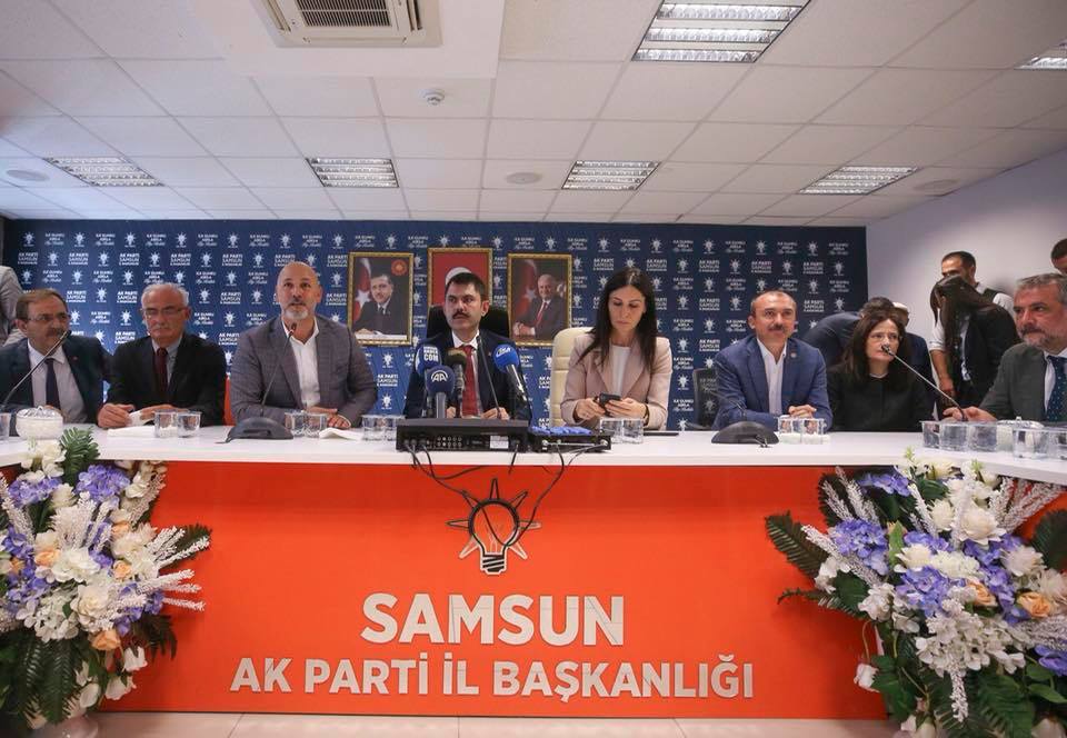 BAKAN KURUM SAMSUN'DA DEVAM EDEN ÇALIŞMALARI DEĞERLENDİRDİ