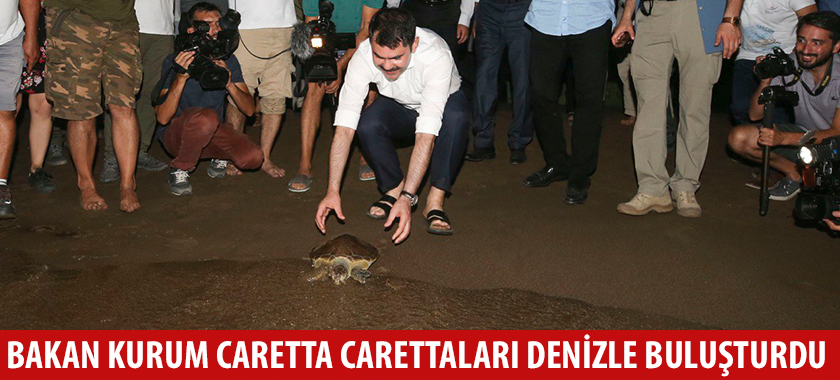 BAKAN KURUM CARETTA CARETTALARI DENİZLE BULUŞTURDU