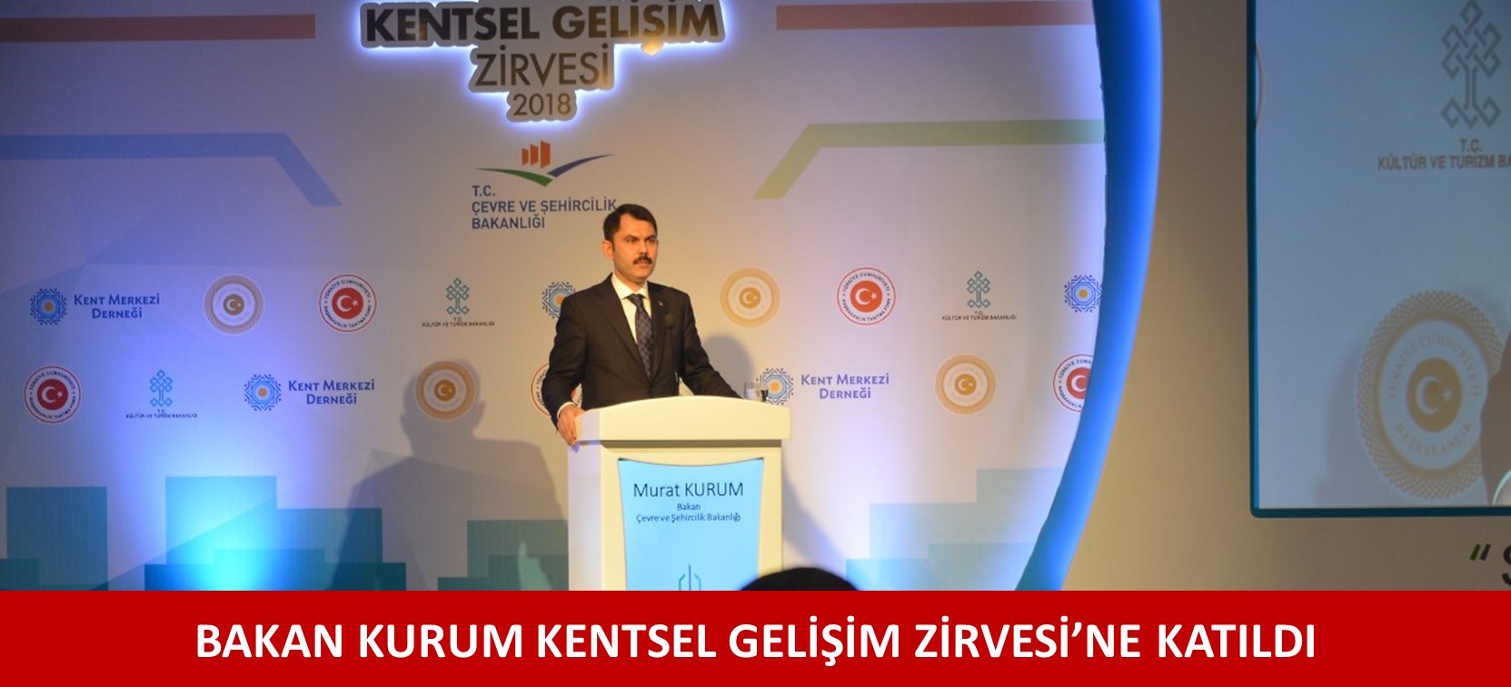 BAKAN KURUM KENTSEL GELİŞİM ZİRVESİ’NE KATILDI