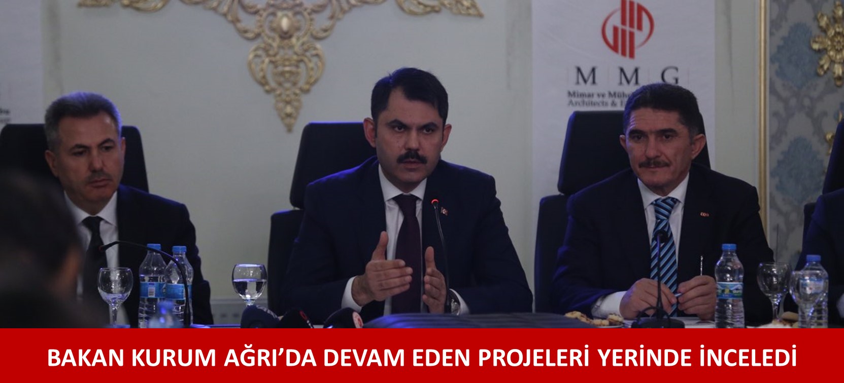 BAKAN KURUM AĞRI’DA DEVAM EDEN PROJELERİ YERİNDE İNCELEDİ