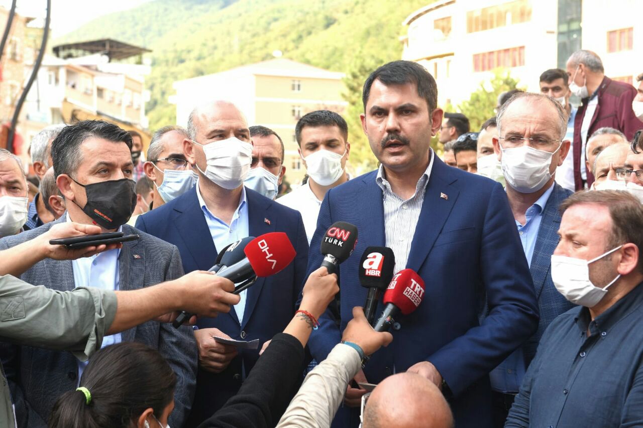 BAKAN KURUM SEL FELAKETİNİN YAŞANDIĞI GİRESUN’DA İNCELEMELERDE BULUNDU