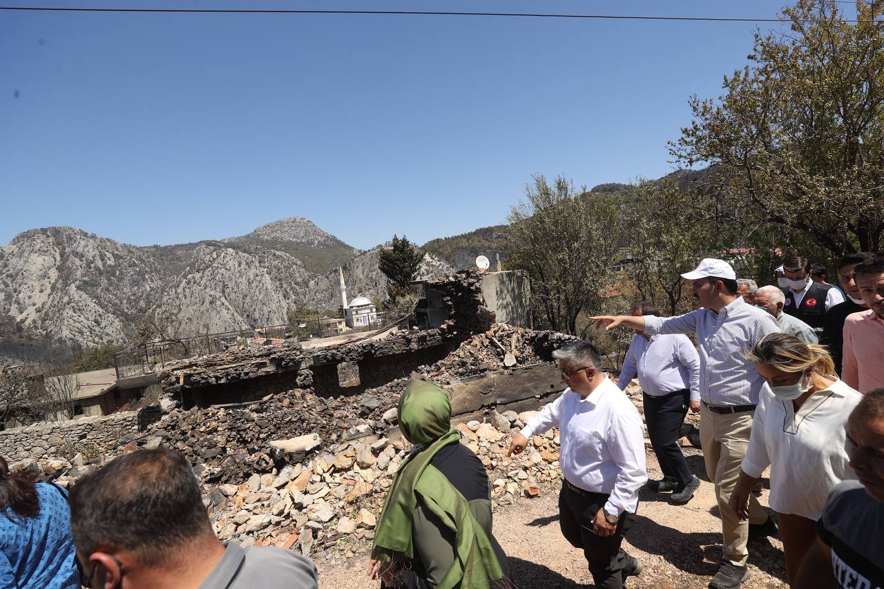 BAKAN KURUM, YANGIN SONRASI HASAR TESPİT ÇALIŞMALARINA İLİŞKİN DETAYLARI PAYLAŞTI