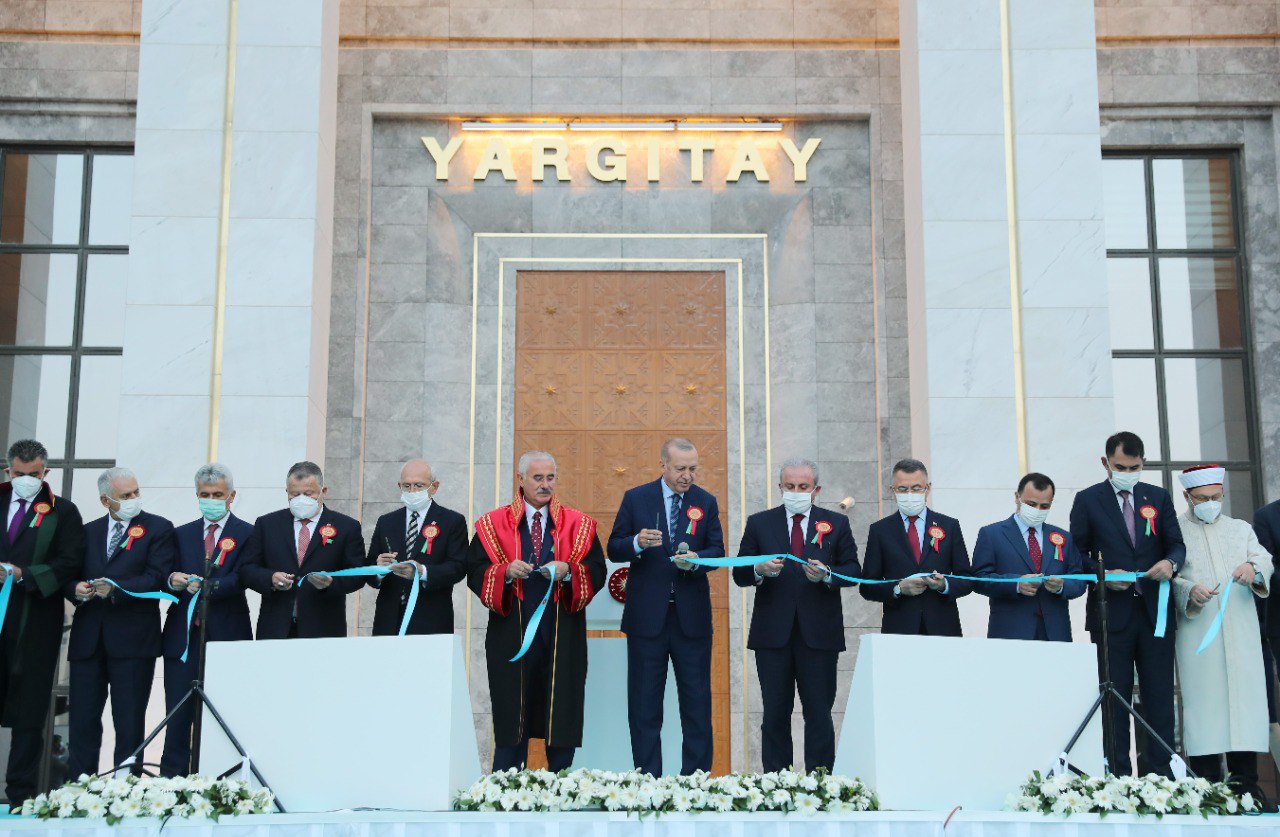 BAKAN KURUM YARGITAY YENİ HİZMET BİNASI AÇILIŞ TÖRENİNE KATILDI