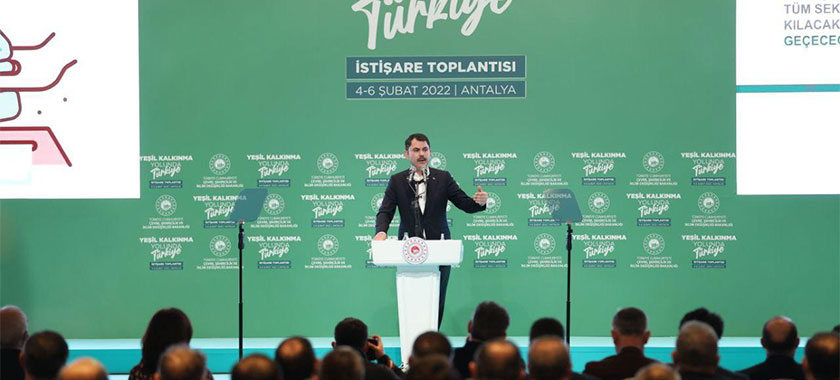 BAKAN KURUM “YEŞİL KALKINMA YOLUNDA TÜRKİYE” İSTİŞARE TOPLANTISINA KATILDI