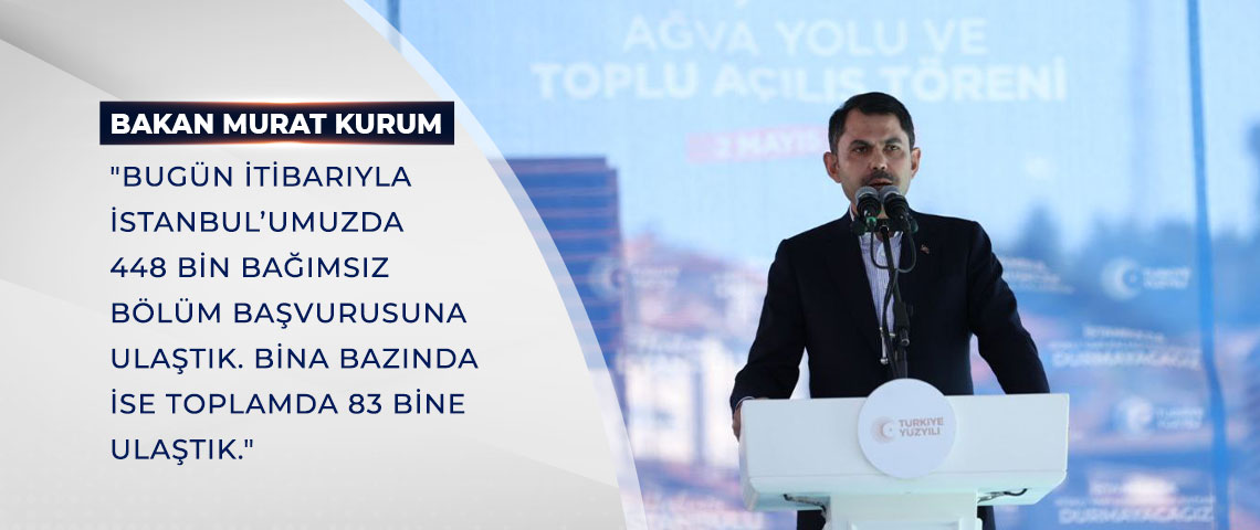 BAKAN KURUM ŞİLE AĞVA YOLU VE TOPLU AÇILIŞ TÖRENİ'NE KATILDI