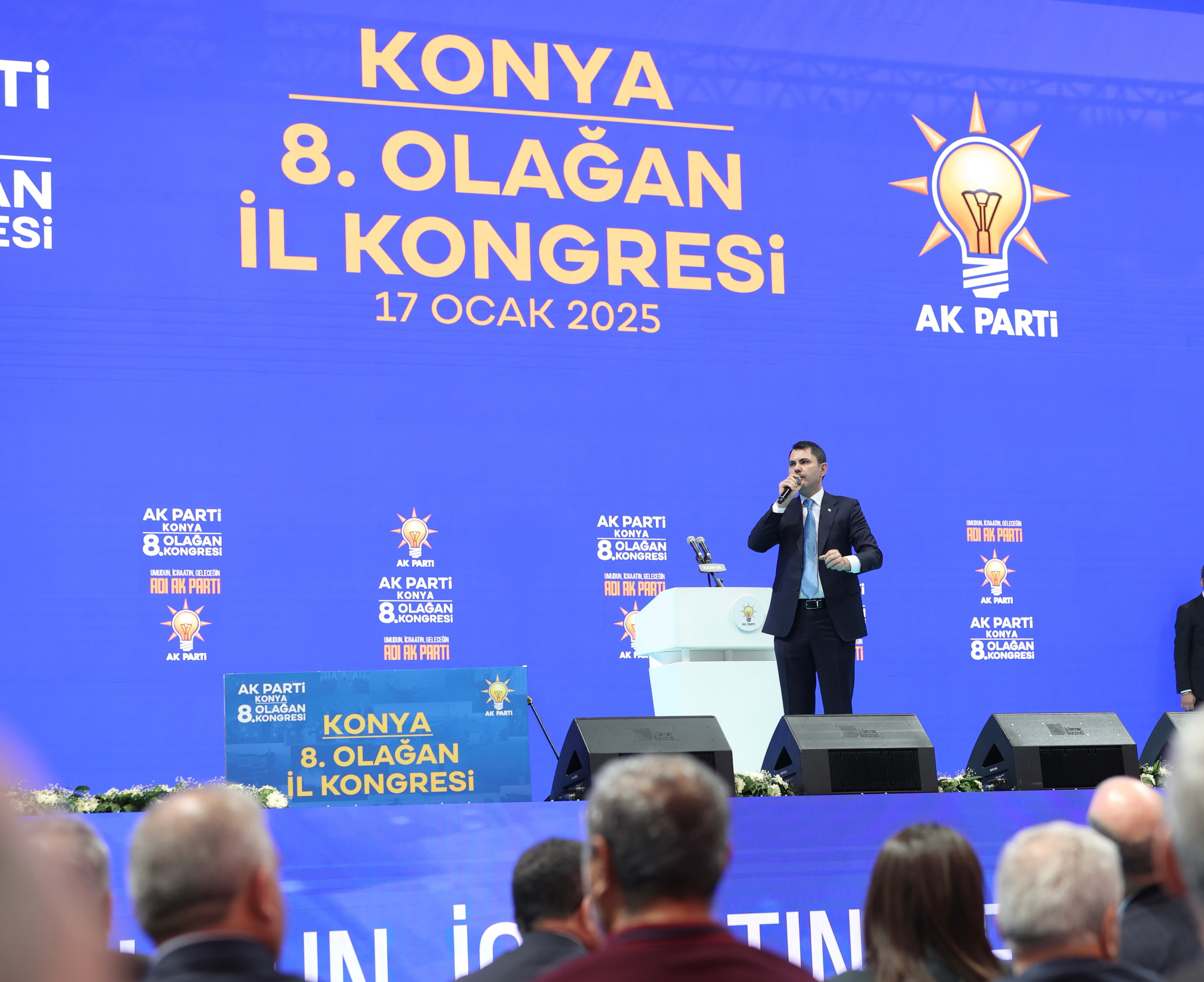 BAKAN KURUM, AK PARTİ KONYA İL KONGRESİ’NDE KONUŞTU