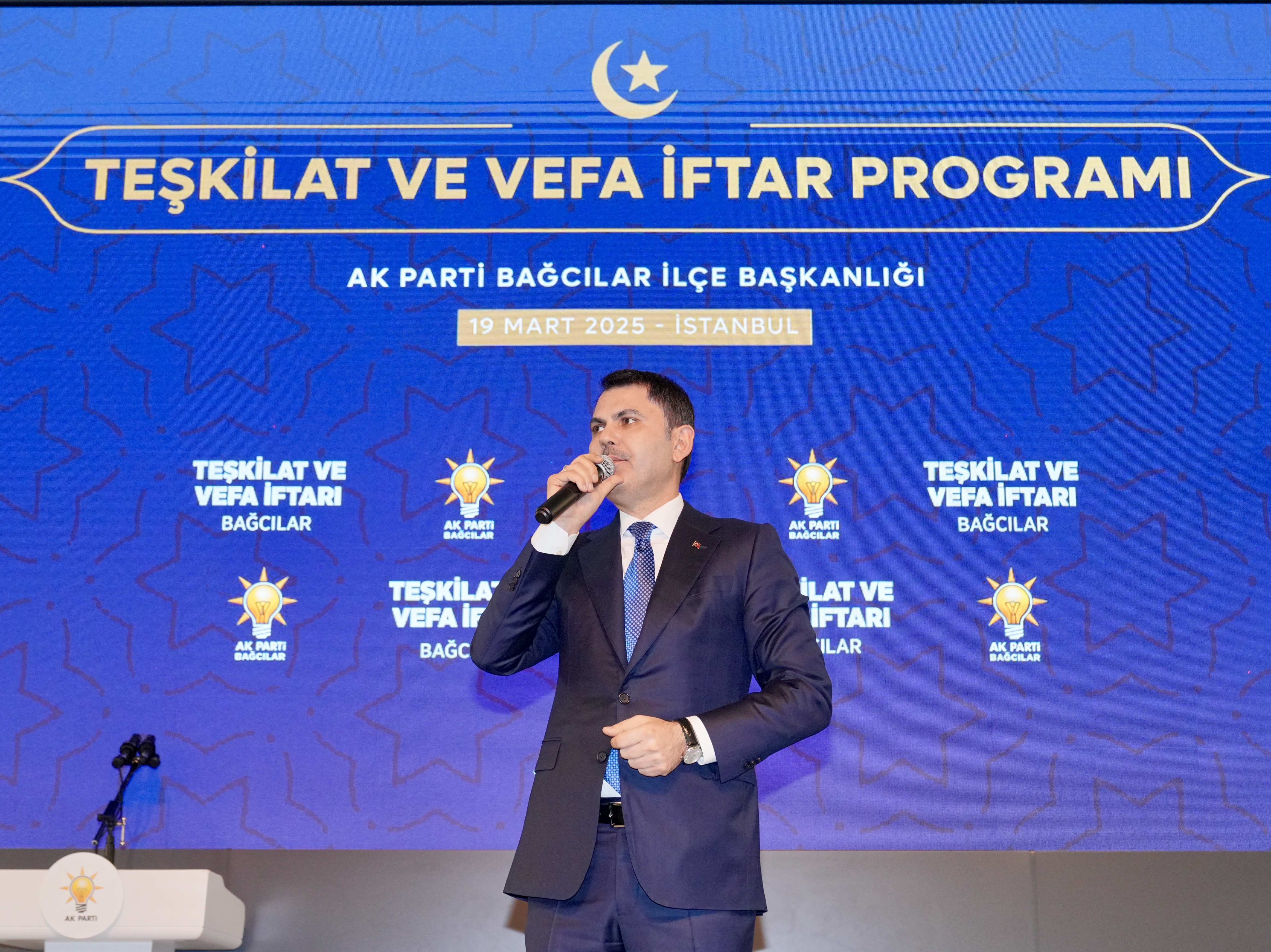 BAKAN KURUM, BAĞCILAR’DA AK PARTİ TEŞKİLAT VE VEFA İFTARI’NA KATILDI