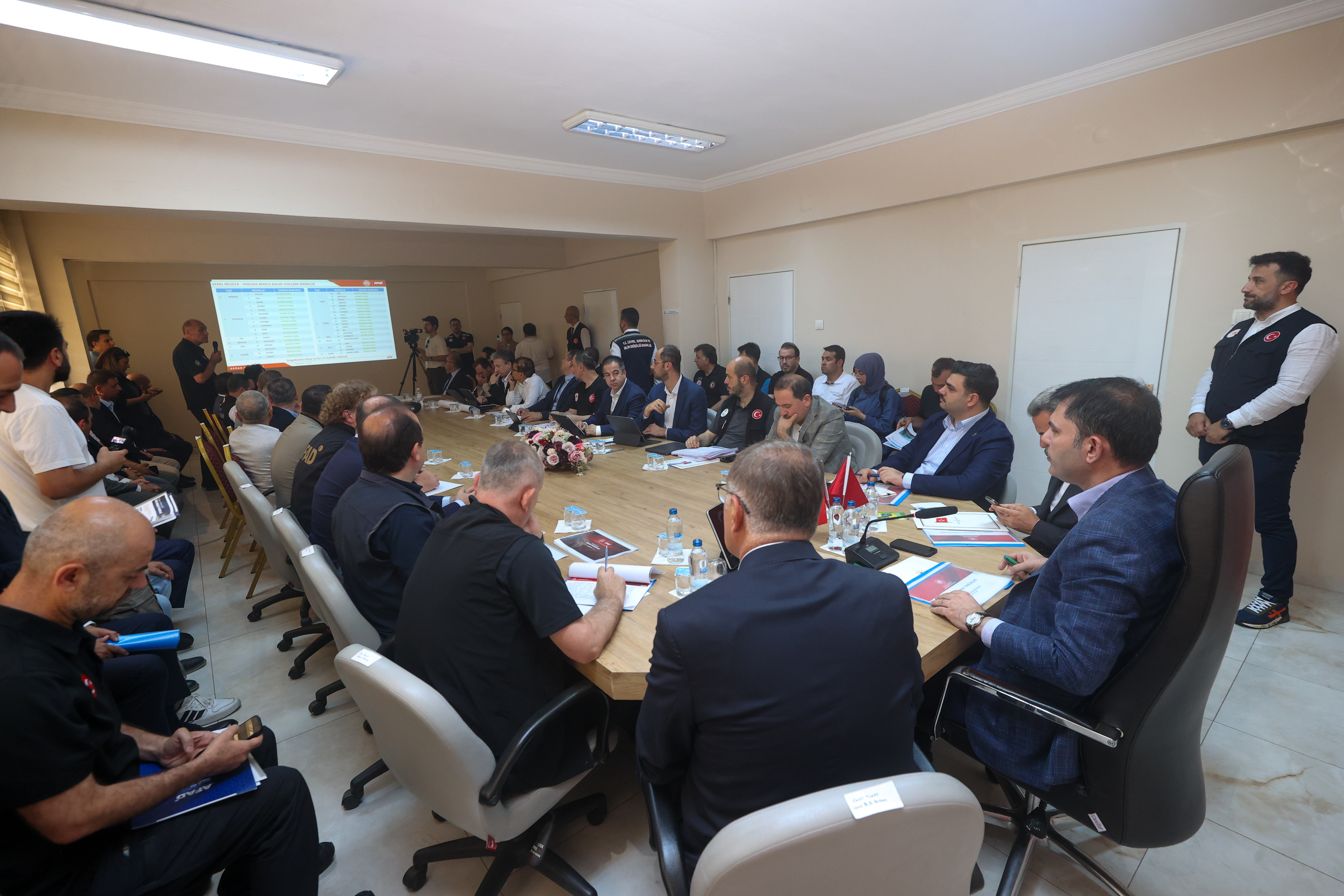 BAKAN KURUM ÖDEMİŞ’TE ORMAN YANGINI KOORDİNASYON TOPLANTISINA BAŞKANLIK ETTİ