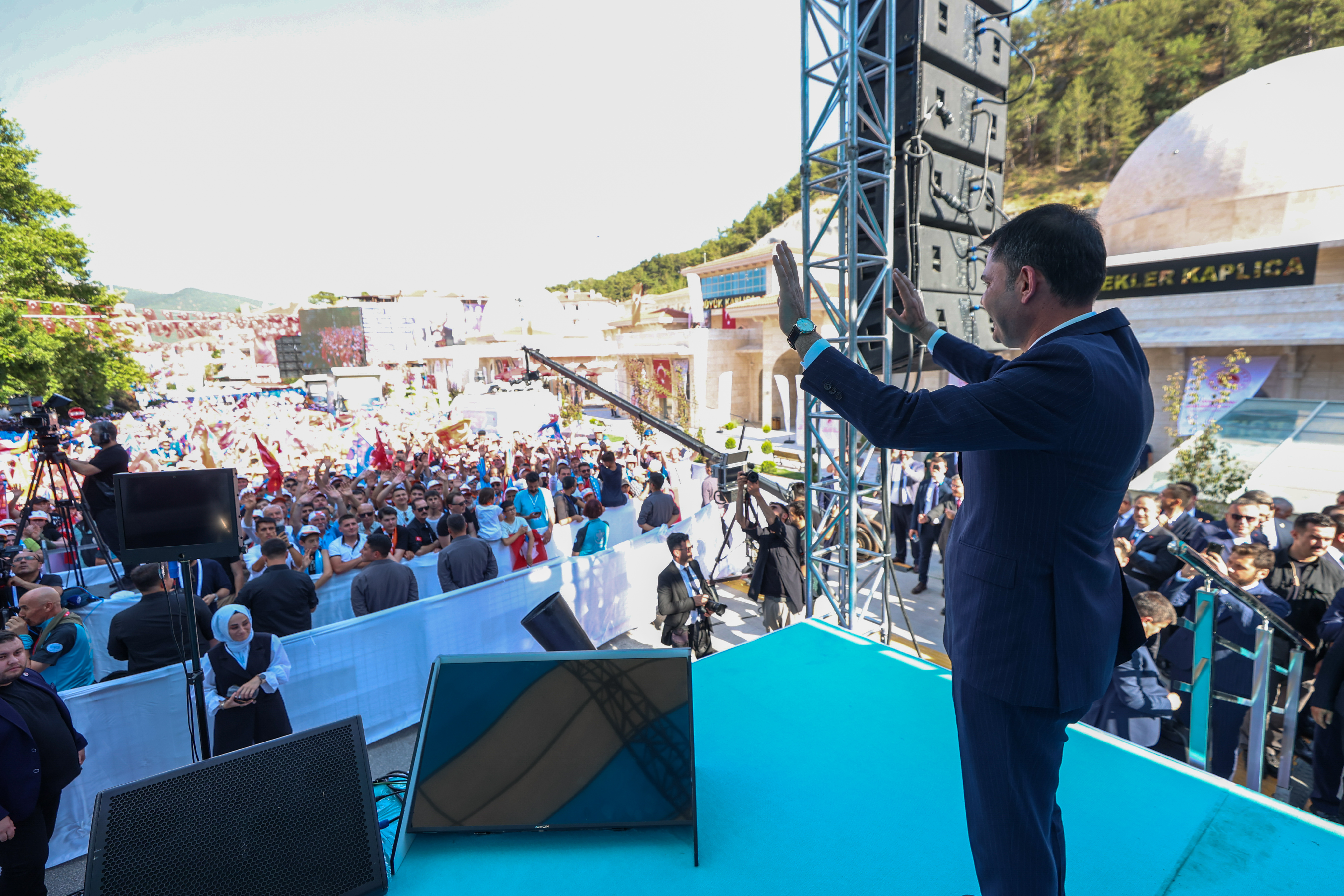 BAKAN KURUM KIZILCAHAMAM TOPLU AÇILIŞ TÖRENİNDE KONUŞTU