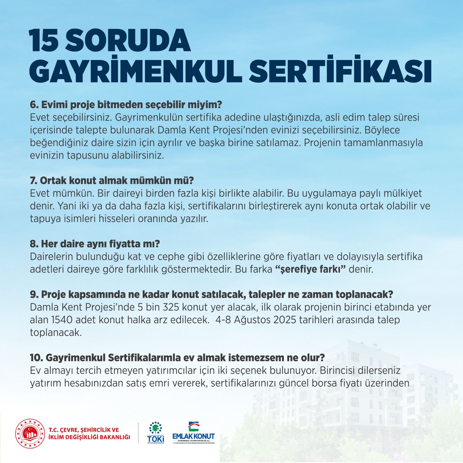 BAKAN KURUM, KONUT ALIMINI KOLAYLAŞTIRACAK  YENİ MODELİN DETAYLARINI PAYLAŞTI