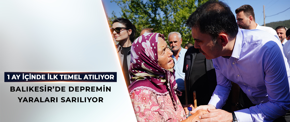 BAKAN KURUM, “1,5 AY İÇİNDE İNŞA BAŞLAYACAK” SÖZÜNÜ VERDİĞİ SINDIRGI’DA TEMEL ATMA TÖRENİNE KATILACAK