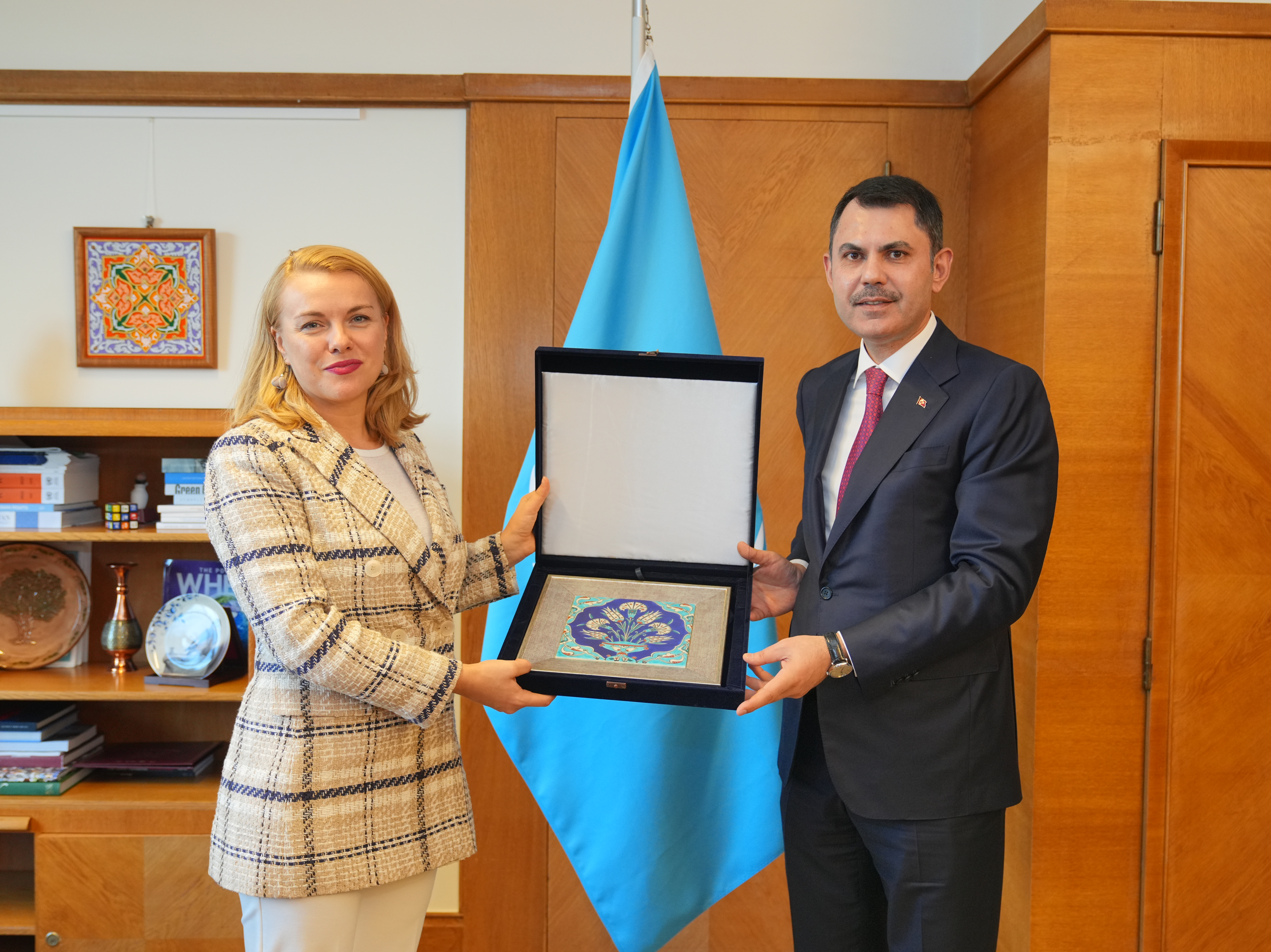 BAKAN KURUM, BM HABİTAT İCRA DİREKTÖRÜ ROSSBACH VE UNECE İCRA DİREKTÖRÜ MOLCEAN İLE GÖRÜŞTÜ