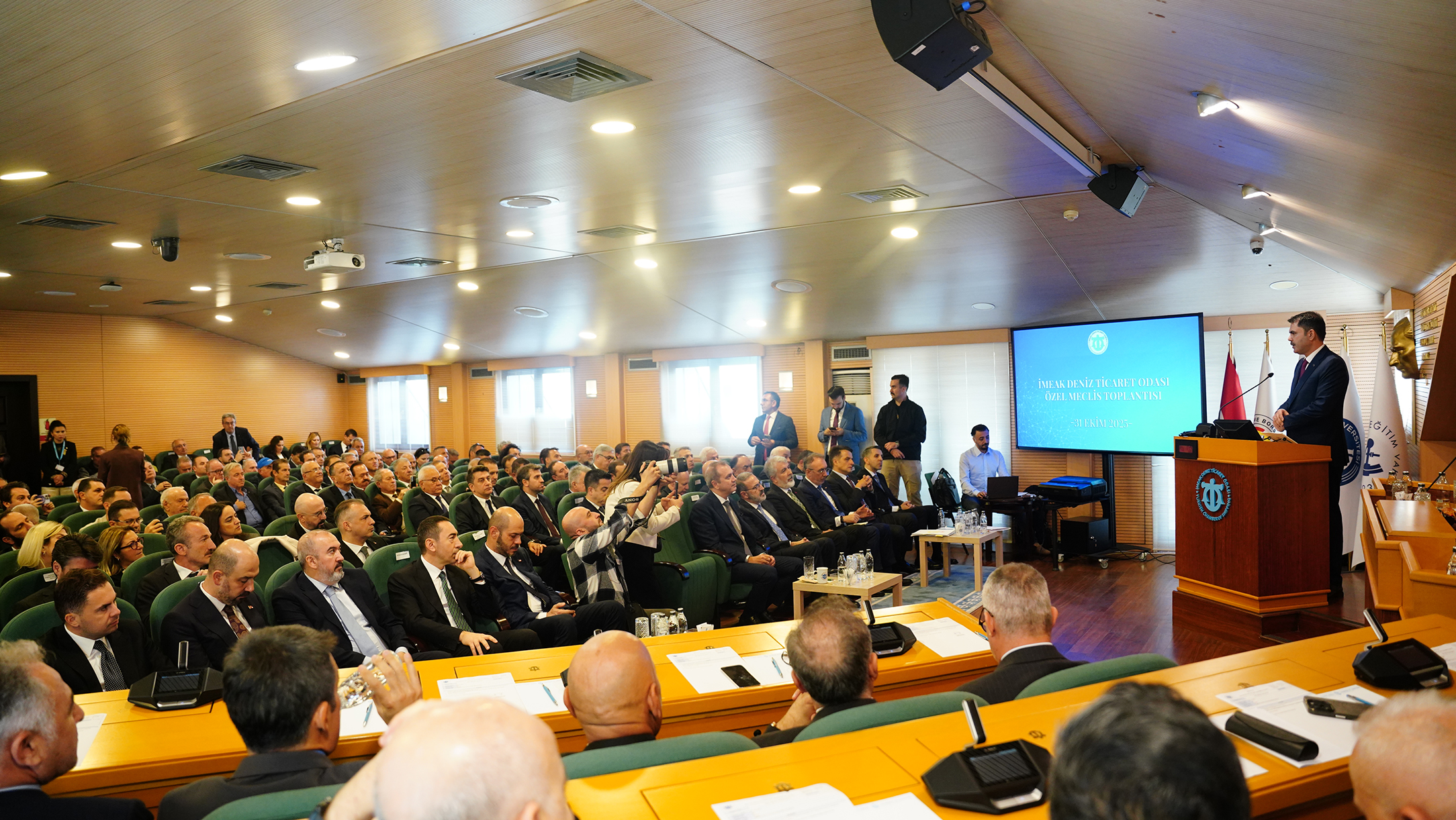 BAKAN KURUM, İSTANBUL’DA DENİZ TİCARET ODASI MECLİS TOPLANTISI’NA KATILDI