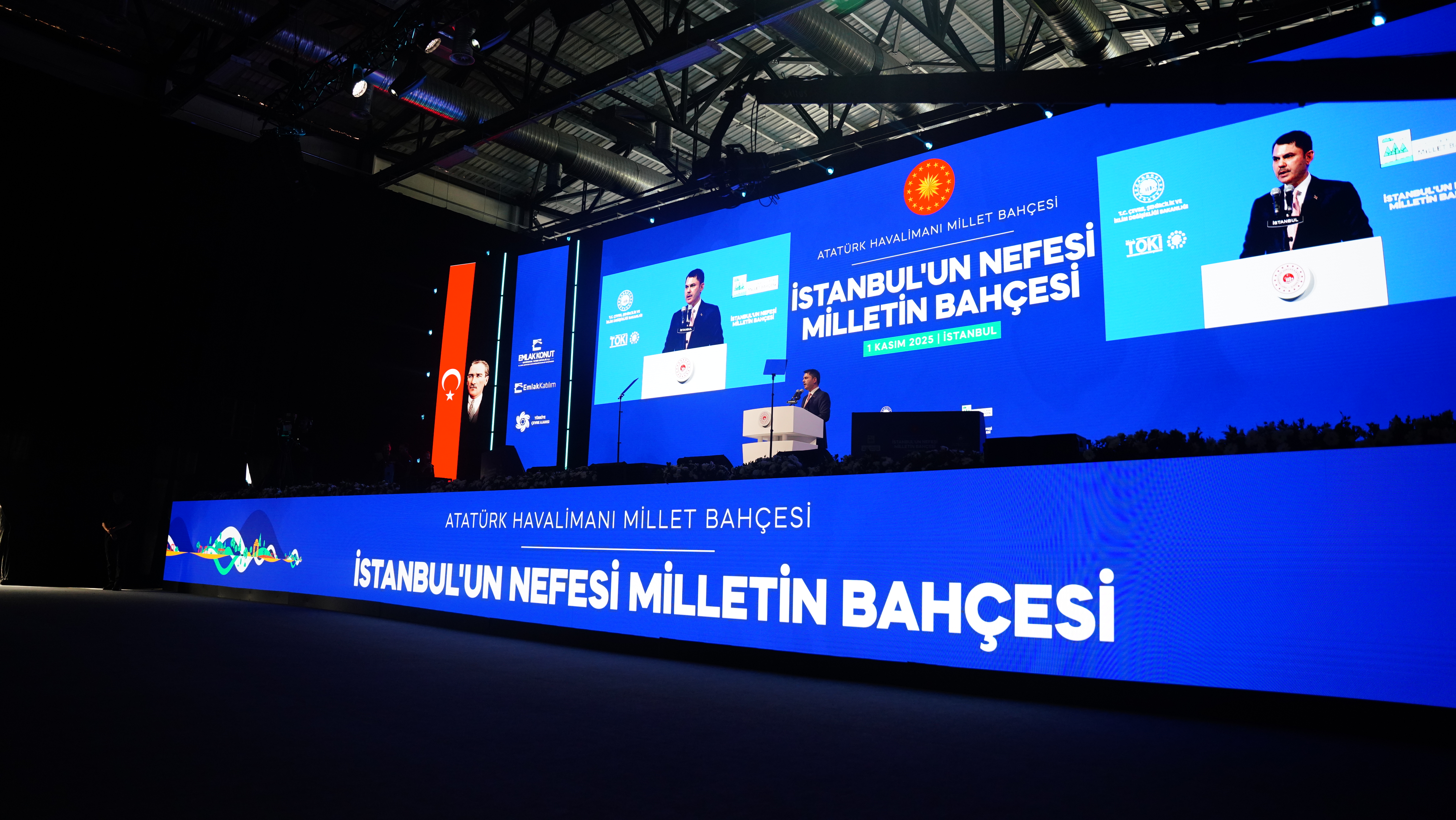 BAKAN KURUM, ATATÜRK HAVALİMANI MİLLET BAHÇESİ AÇILIŞINDA KONUŞTU