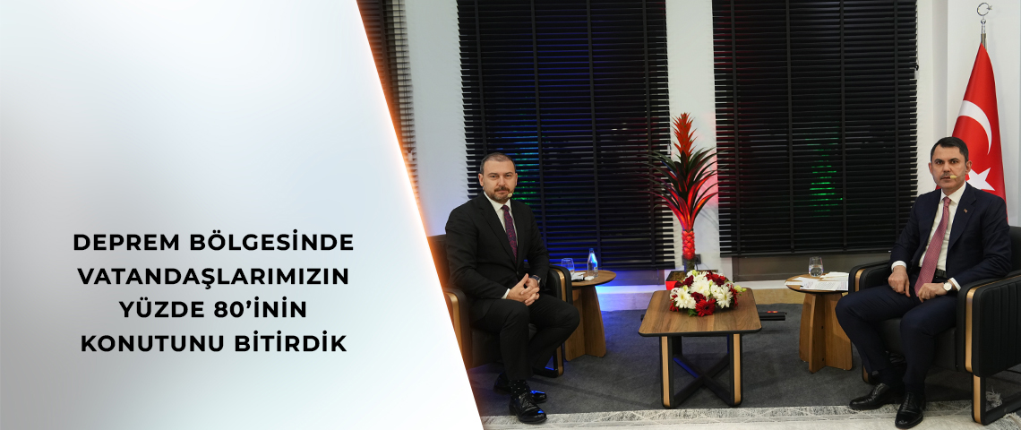 BAKAN KURUM, A HABER CANLI YAYININDA KONUŞTU