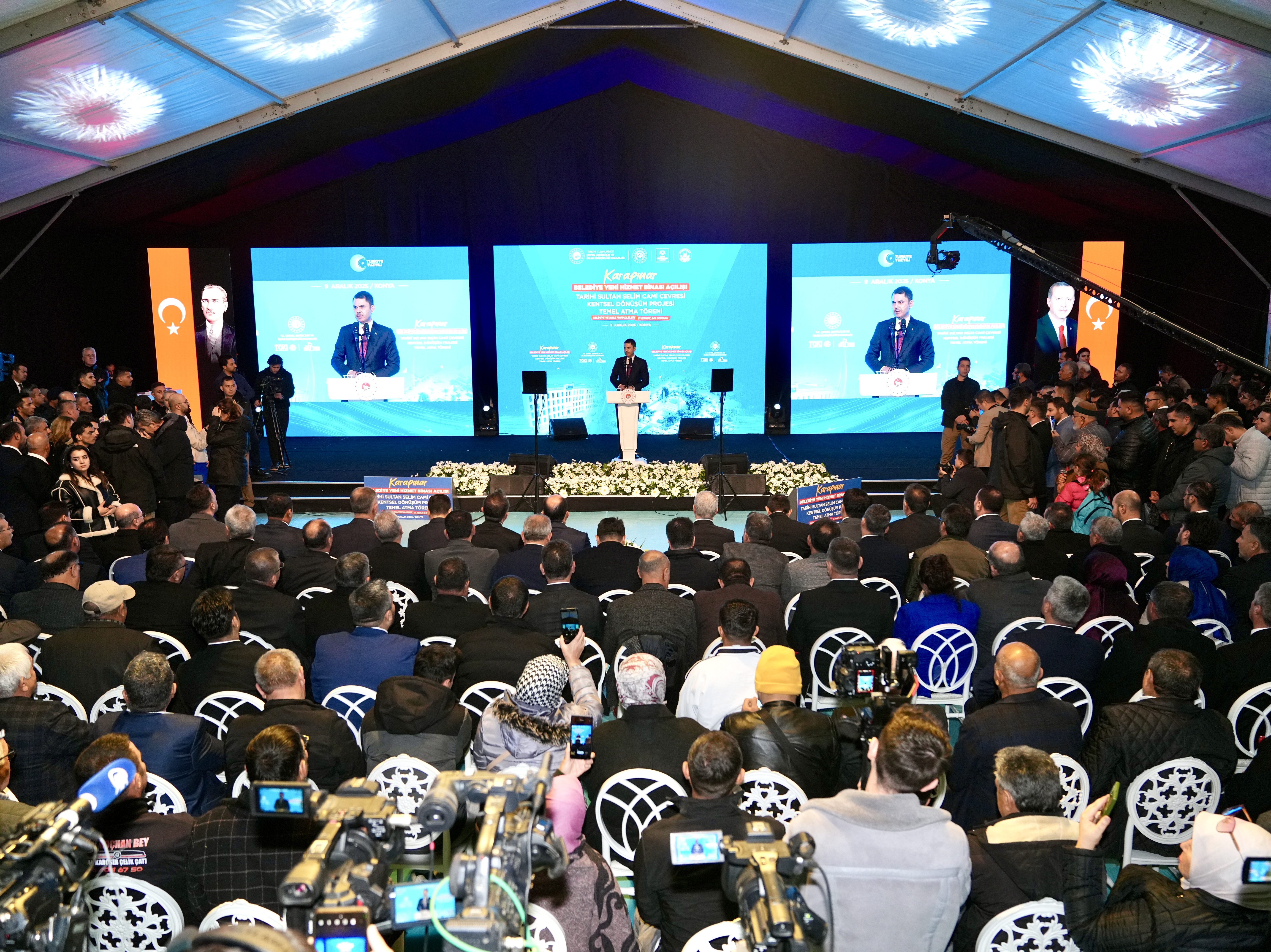 BAKAN KURUM: DEPREM BÖLGESİNDE YIL SONUNDA 500 BİN KONUT HEDEFİYLE ÇALIŞIYORUZ