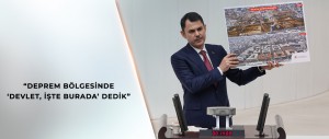BAKAN KURUM, TBMM GENEL KURULU’NDA MİLLETVEKİLLERİNE HİTAP ETTİ