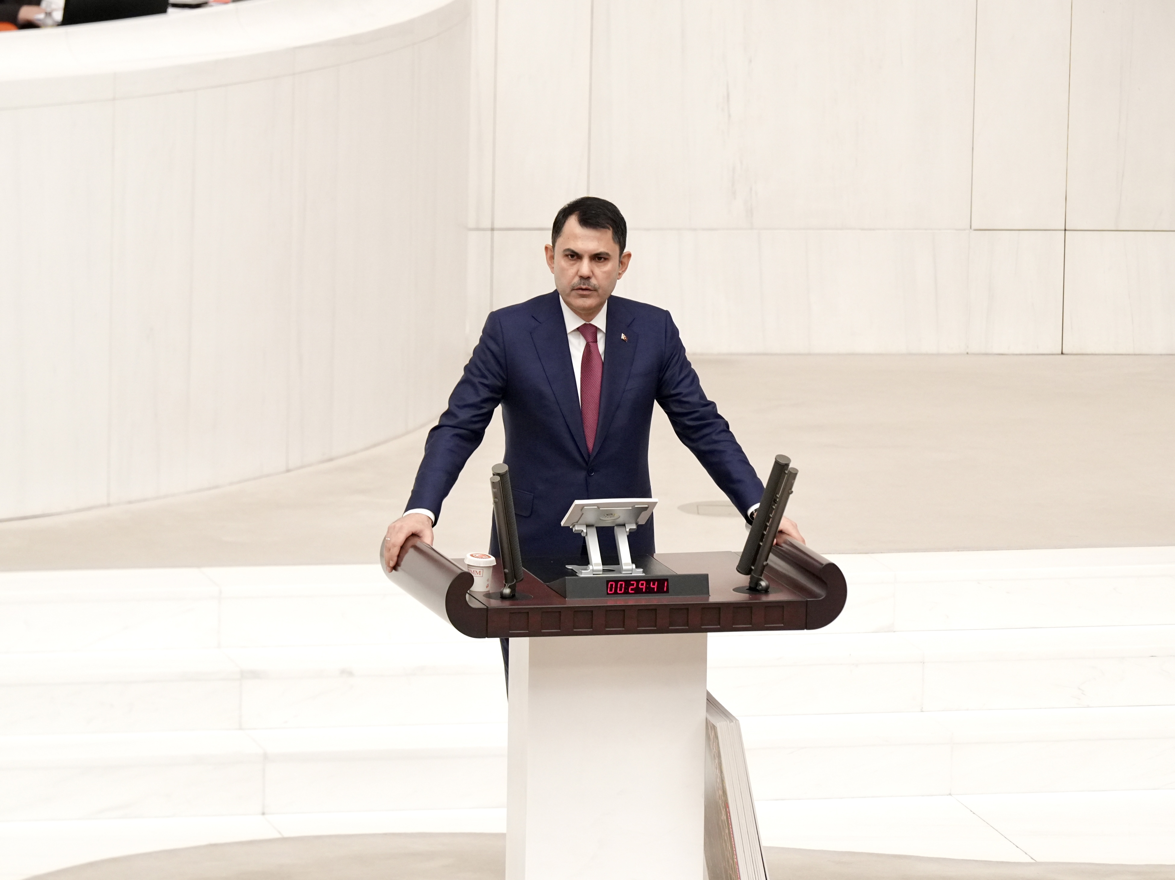 BAKAN KURUM, TBMM GENEL KURULU’NDA MİLLETVEKİLLERİNE HİTAP ETTİ