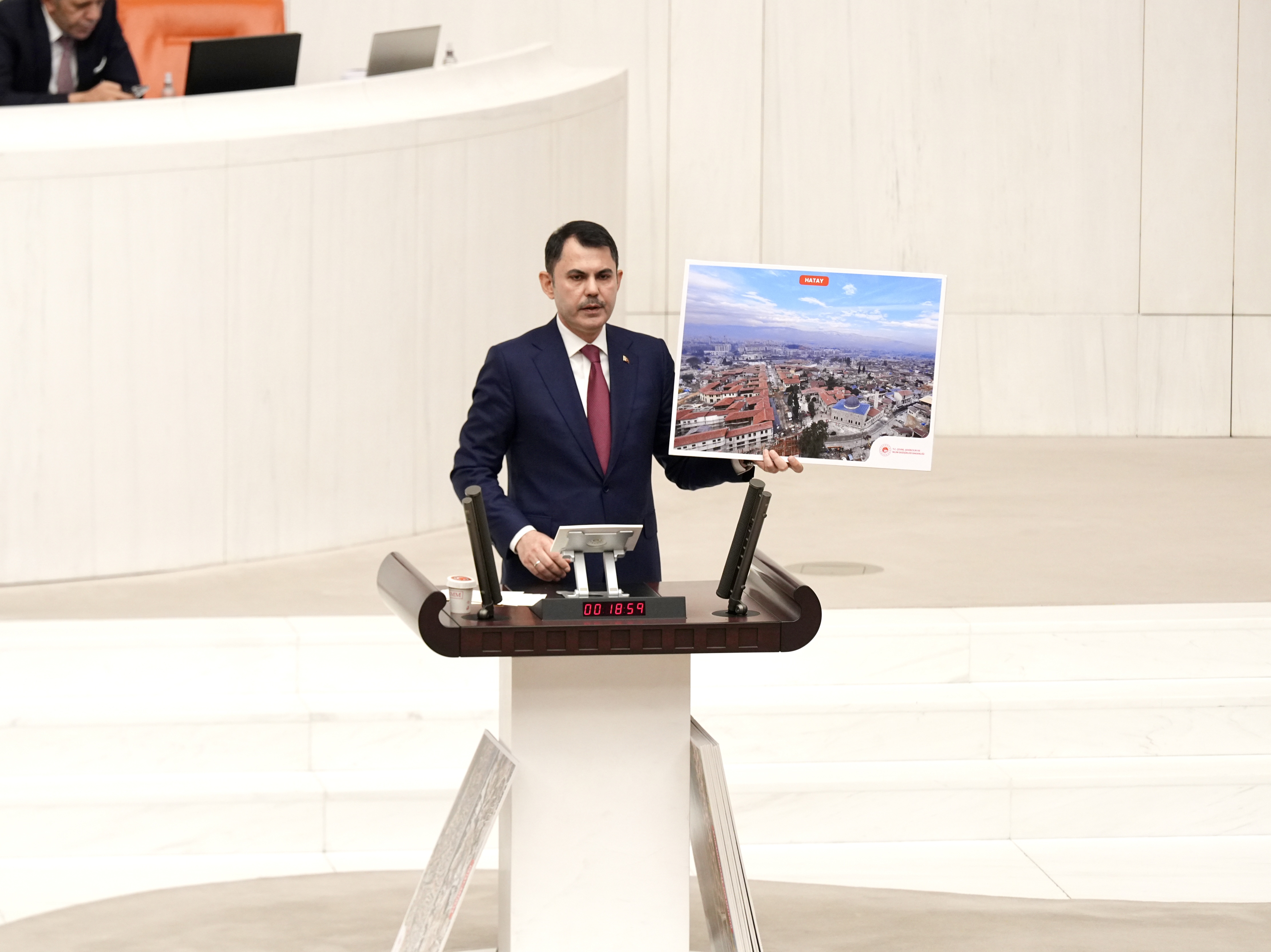 BAKAN KURUM, TBMM GENEL KURULU’NDA MİLLETVEKİLLERİNE HİTAP ETTİ