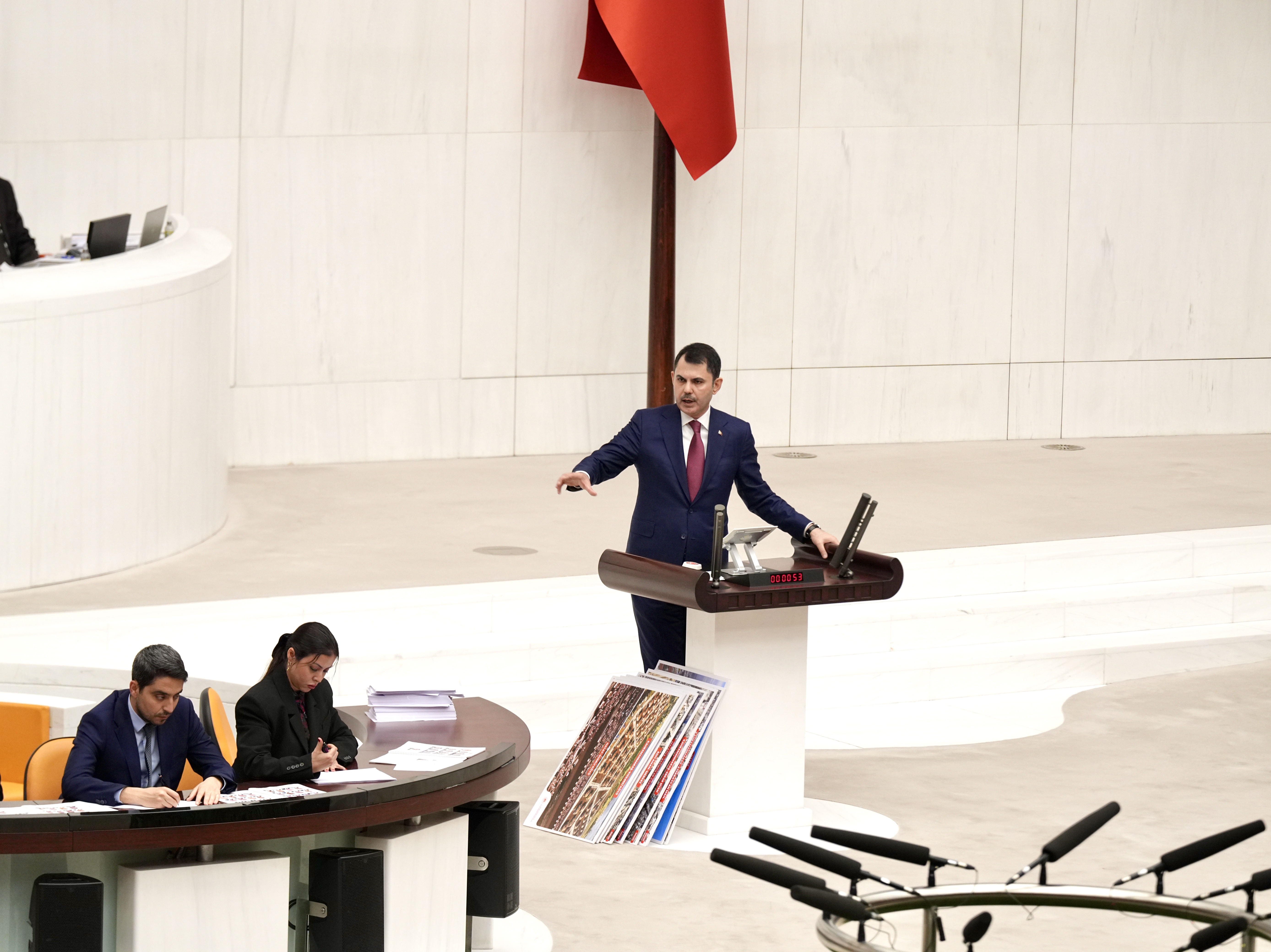 BAKAN KURUM, TBMM GENEL KURULU’NDA MİLLETVEKİLLERİNE HİTAP ETTİ