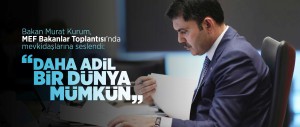 BAKAN MURAT KURUM, BÜYÜK EKONOMİLER FORUMU (MEF) BAKANLAR TOPLANTISINA KATILDI
