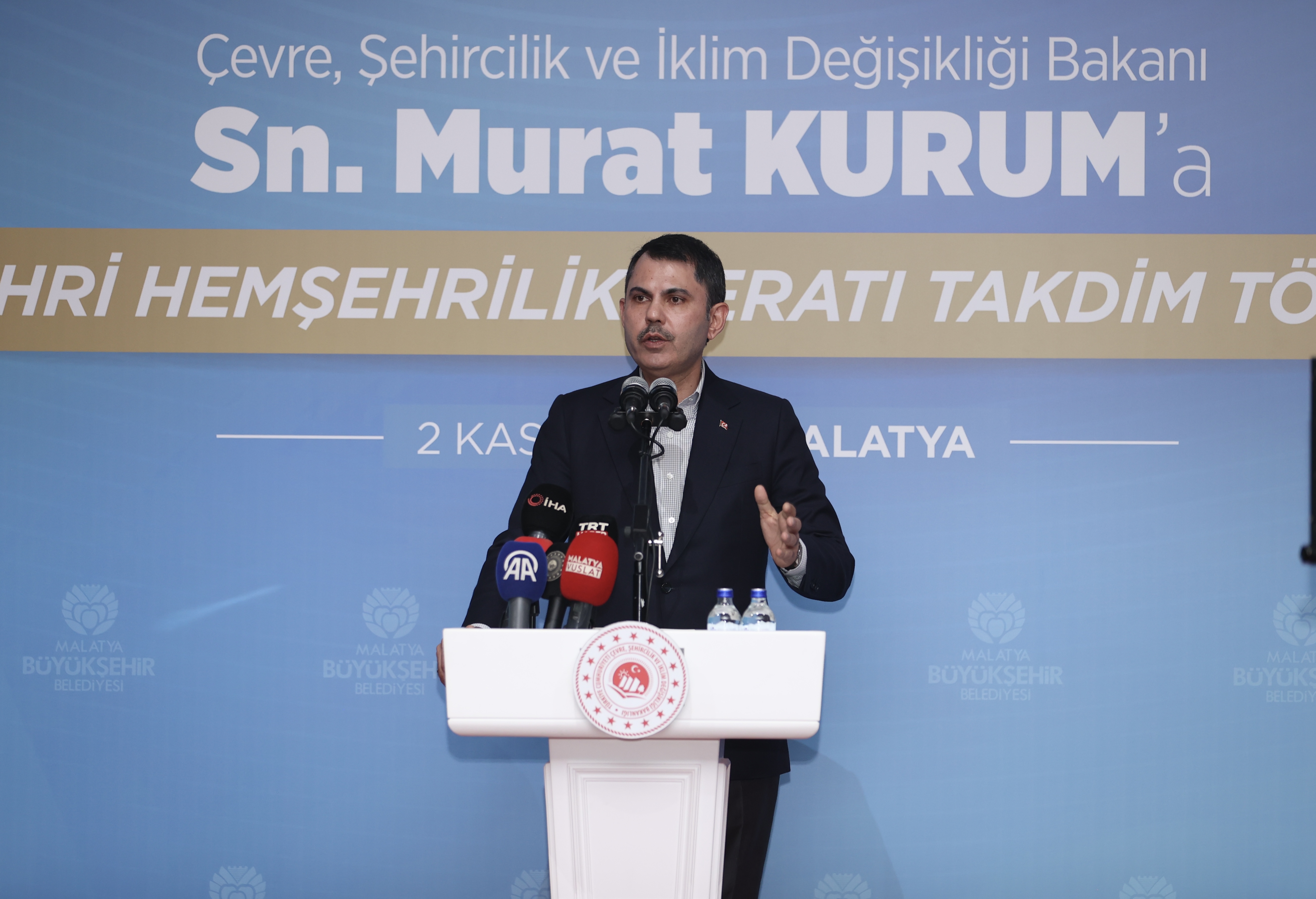 BAKAN MURAT KURUM: ÇOCUKLARIMIZA EN GÜZEL MALATYA’YI TESLİM EDECEĞİZ