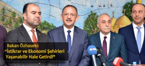 Bakan Özhaseki: “İstikrar Ve Ekonomi Şehirleri Yaşanabilir Hale Getirdi”