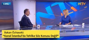 Bakan Özhaseki: “Kanal İstanbul’da Tehlike Söz Konusu Değil”