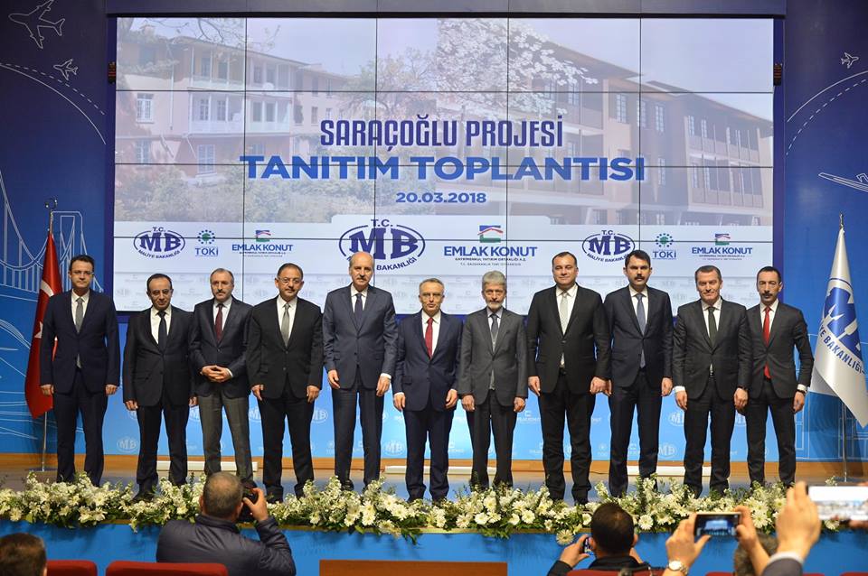 Bakan Özhaseki Saraçoğlu Projesi Tanıtım Toplantısına Katıldı