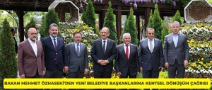 ÇEVRE, ŞEHİRCİLİK VE İKLİM DEĞİŞİKLİĞİ BAKANI MEHMET ÖZHASEKİ’DEN YENİ BELEDİYE BAŞKANLARINA KENTSEL DÖNÜŞÜM ÇAĞRISI: “HANGİ PARTİDEN OLURSA OLSUN KENTSEL DÖNÜŞÜM YAPMAK İSTEDİKLERİNDE, ELİMİZDEN NE GELİYORSA YAPACAĞIZ”