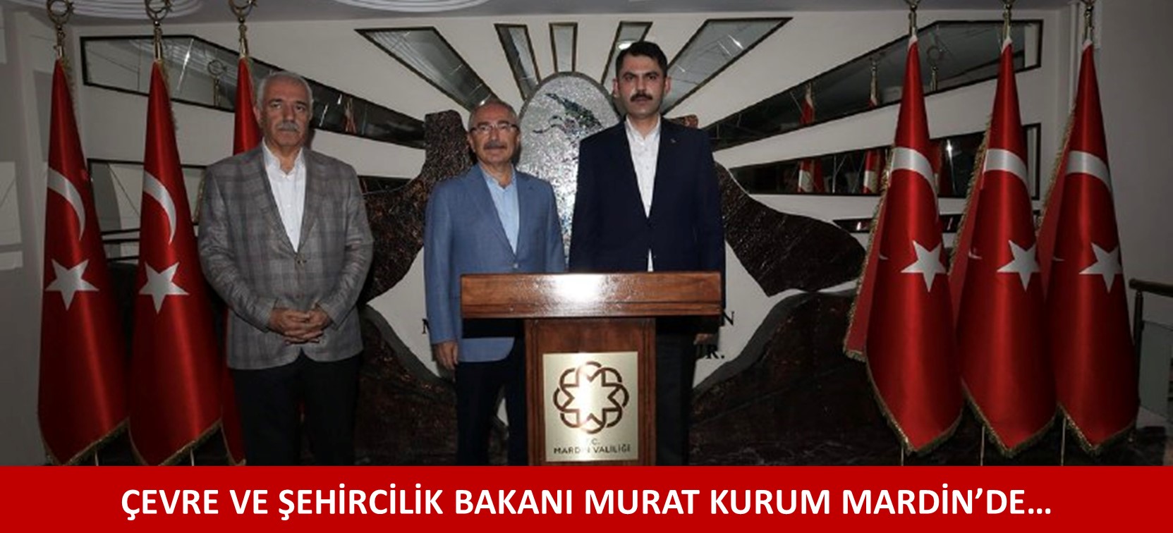 Çevre ve Şehircilik Bakanı Murat Kurum Mardin’de