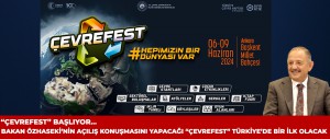 “ÇEVREFEST” BAŞLIYOR… ÇEVRE HAFTASININ BU YILKİ TEMASI “HEPİMİZİN BİR DÜNYASI VAR” OLACAK