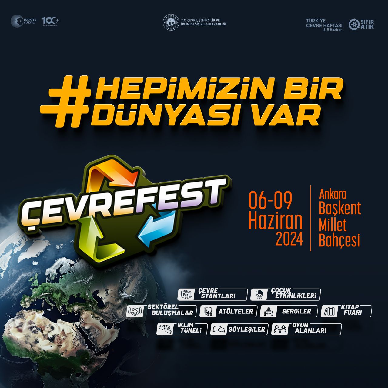 “ÇEVREFEST” BAŞLIYOR… ÇEVRE HAFTASININ BU YILKİ TEMASI “HEPİMİZİN BİR DÜNYASI VAR” OLACAK