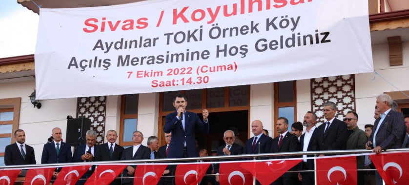 BAKAN KURUM, SİVAS'TA 