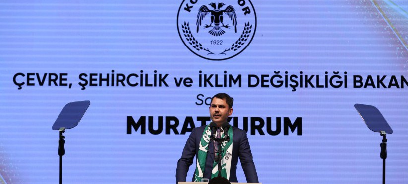 BAKAN MURAT KURUM, KONYASPOR 100. YIL GALASI'NA KATILDI