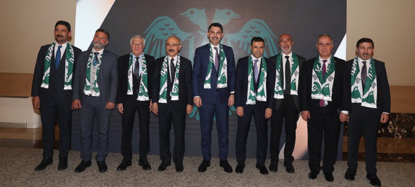 BAKAN MURAT KURUM, KONYASPOR 100. YIL GALASI'NA KATILDI